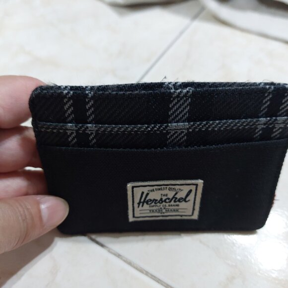 Unisex Herschel Supply Co ID Card Picture Wallet Small Thin Wallet Organizer - Picture 2 of 4